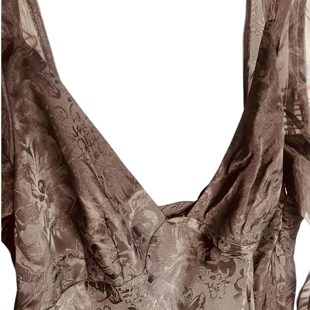 For Love & Lemons Gabrielle Puff Sleeve Mini Dress - Picture 10 of 15